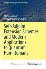 Self-Adjoint Extension Schemes and Modern Applications to Quantum Hamiltonians af Michelangeli Alessandro Michelangeli