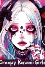 Creepy Kawaii Girls: A Coloring Book of Cute and Spooky Characters for Stress Relief and Relaxation af Tone Temptress