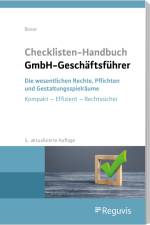 Checklisten Handbuch GmbH-Geschäftsführer af Christian Bosse
