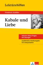 Lektürehilfen Friedrich Schiller 