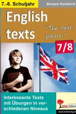 English texts - The next, please. / 7.-8. Schuljahr af Barbara Hamblock