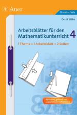 Arbeitsblätter für den Mathematikunterricht 4 af Gerrit Stäbe