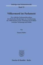 Völkermord im Parlament af Tatjana Holter