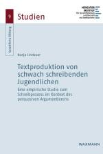 Textproduktion von schwach schreibenden Jugendlichen af Nadja Lindauer