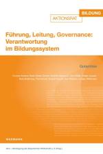 Führung, Leitung, Governance: Verantwortung im Bildungssystem af vbw - Vereinigung der Bayerischen Wirtschaft e. V.