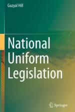 National Uniform Legislation af Guzyal Hill