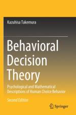 Behavioral Decision Theory