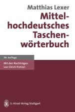 Mittelhochdeutsches Taschenwörterbuch af Matthias Lexer