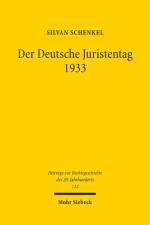 Der Deutsche Juristentag 1933 af Silvan Schenkel