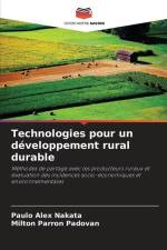 Technologies pour un développement rural durable af Paulo Alex Nakata