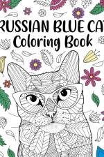 Russian Blue Cat Coloring Book af Paperland