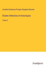Études littéraires et historiques af Amable-Guillaume-Prosper Brugière Barante