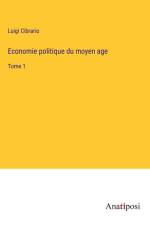 Economie politique du moyen age