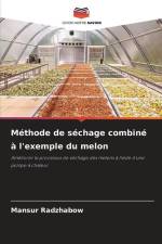 Méthode de séchage combiné à l'exemple du melon af Mansur Radzhabow