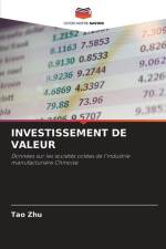 INVESTISSEMENT DE VALEUR af Tao Zhu