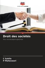 Droit des sociétés af C. Sahila