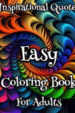 Easy Coloring Book for Adults Inspirational Quotes af Sophia Caleb
