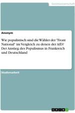 Wie populistisch sind die Wähler der 
