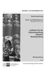 PAL-Leitfaden Abschlussprüfung Textil- und Modenäher/-in und Abschlussprüfung Teil 1 Textil- und Modeschneider/-in