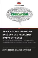 APPLICATION D'UN MODULE BASÉ SUR DES PROBLÈMES D'APPRENTISSAGE af Jaime Elider Chavez Sanchez