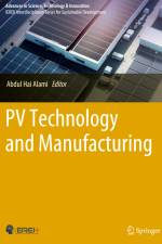 PV Technology and Manufacturing af Abdul Hai Alami