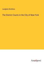 The District Courts in the City of New-York af Langbein Brothers