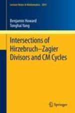 Intersections of Hirzebruch¿Zagier Divisors and CM Cycles af Tonghai Yang