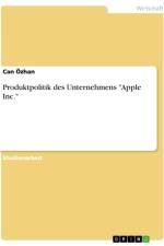 Produktpolitik des Unternehmens 