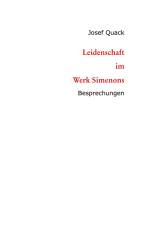 Leidenschaft im Werk Simenons af Josef Quack