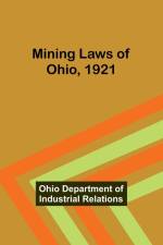 Mining Laws of Ohio, 1921 af Ohio Department Relations
