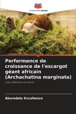 Performance de croissance de l'escargot géant africain (Archachatina marginata) af Akeredolu Excellence