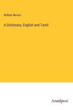 A Dictionary, English and Tamil af William Nevins