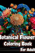 Botanical Flowers Coloring Book for Adults af Luna B. Helle