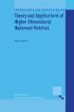 Theory and Applications of Higher-Dimensional Hadamard Matrices af Yang Yi Xian