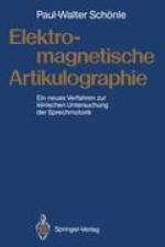 Elektromagnetische Artikulographie af Paul-Walter Schönle