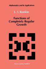 Functions of Completely Regular Growth af L. I. Ronkin