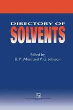 Directory of Solvents af P. G. Johnson