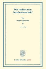 Wie studiert man Sozialwissenschaft? af Joseph Schumpeter