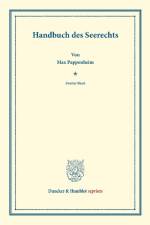 Handbuch des Seerechts af Max Pappenheim