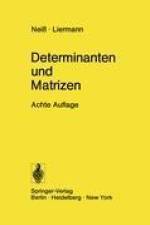 Determinanten und Matrizen af F. Neiss