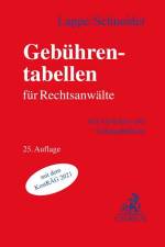 Gebührentabellen für Rechtsanwälte af Friedrich Lappe