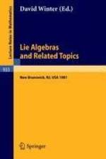 Lie Algebras and Related Topics af D. Winter