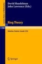Ring Theory, Waterloo 1978 af D. Handelman
