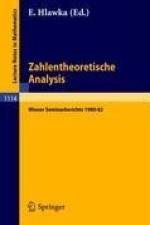 Zahlentheoretische Analysis af E. Hlawka
