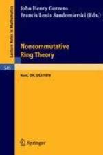 Noncommutative Ring Theory af F. L. Sandomierski