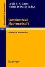 Combinatorial Mathematics IV af L. R. A. Casse