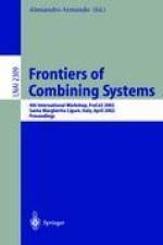 Frontiers of Combining Systems af Alessandro Armando