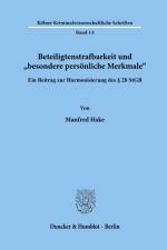 Beteiligtenstrafbarkeit und 