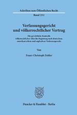 Verfassungsgericht und völkerrechtlicher Vertrag af Franz-Christoph Zeitler
