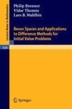 Besov Spaces and Applications to Difference Methods for Initial Value Problems af L. B. Wahlbin